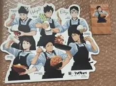 ハイキュー　大戸屋コラボ　ダイカットビジュアルボード 集合絵　1点