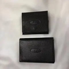 JAL コインケースとパスケース黒