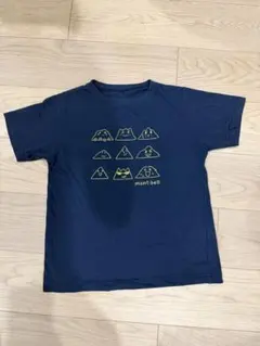 mont-bell Tシャツ ネイビー 山柄のサムネイル