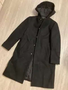 UNITED TOKYO フード付きブラックコート