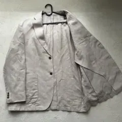 【大きいサイズ】ユニクロ リネン コットン テーラードジャケット3XL