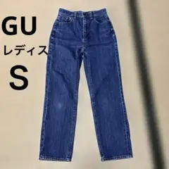GU ハイウエストストレートジーンズ　レディスＳのサムネイル