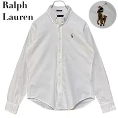 Ralph Lauren ラルフローレン 長袖シャツ コットンポニー刺繍 白 2