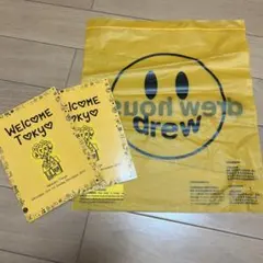 drew house 原宿限定 ショッパー＆リーフレット　Justin