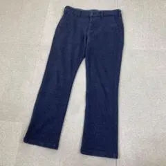 暖パン エドウィン ジャージーズ 裏起毛 ヘリンボーン S グレー ストレッチ