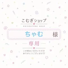 【専用ページ】ちゃむ様
