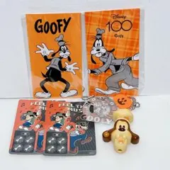 ディズニー　グーフィー　じゃんけんカード　キーホルダー　カプセルトイ