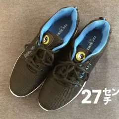 【新品未使用品】メンズ　ブラックスニーカー　27センチ