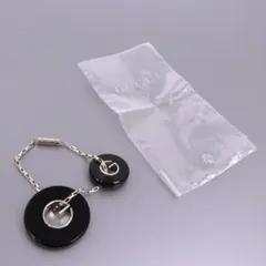 本物 未使用 ■グッチ■ バッグチャーム キーホルダー サークル G ブラックのサムネイル