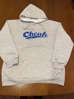 グレー　パーカー　少しゆったりタイプ