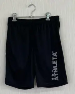 P34 ATHLETAメンズハーフパンツM黒系ロゴのサムネイル