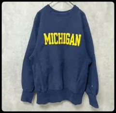 90s　Champion　USA製　リバースウィーブ　ミシガン　スウェット　М