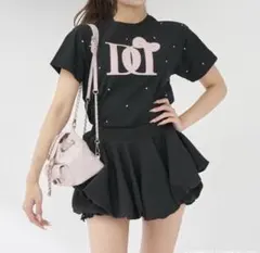 Hello Darich キルティングアップリケビジューF Hello DarichキルティングアップリケビジューTシャツ - メルカリ