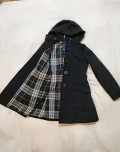H*i様 BURBERRY BLUE LABEL ブラック ロングコート