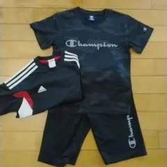 Champion Tシャツ＆短パン☆adidasTシャツ150cm♪サッカー