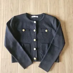 ZARA ネイビー カーディガン Sサイズ