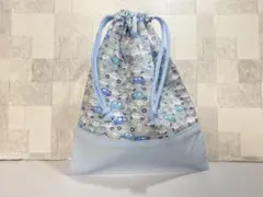 車柄　巾着袋/給食袋