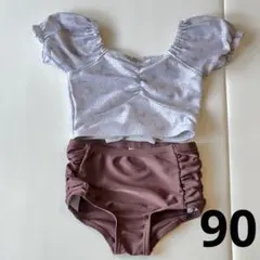 アプレレクール♡スズラン柄セパレート水着