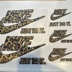 ナイキ NIKE アイロンプリントシート ヒョウ柄 まとめ売り