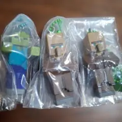 マインクラフト ビスケット マスコット キーホルダー ３個セット