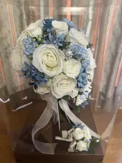 ハンドメイド　ウェディング　ブーケ