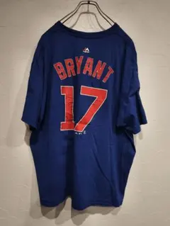 ​【希少2XL】Majestic シカゴ・カブス クリス・ブライアント Tシャツ