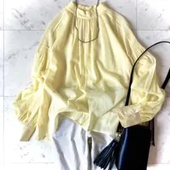 定価4,1万＊極美品 SCYEサイ ドゥロワー別注 コットンバンドカラー