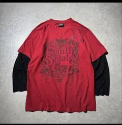00s south pole grunge layered cutsew y2kのサムネイル