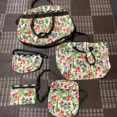 LeSportsac ハワイ　フラワー柄　5点セット　激安　緊急値下げ　まとめ