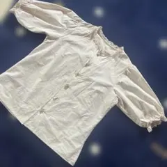 コットンパフスリーブシャツ