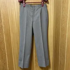 80’s 90’s GIVENCHY グレー　チェック　スラックス　ウール