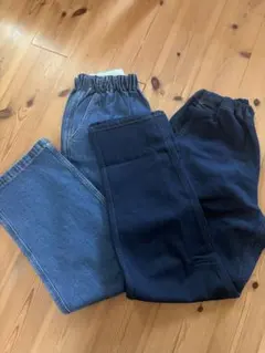 無印良品デニムパンツ2本セット