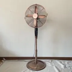 美品 ドウシシャ アンティーク メタル 3連 扇風機 サーキュレーター