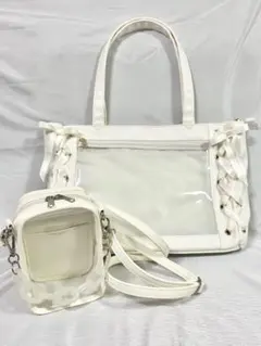 【美品】 WEGO 痛バッグ ＆ カラフルチェーンぬいバッグ　トートバッグ