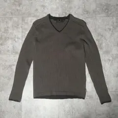 【希少】90s calvin clain layered v neck knit