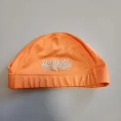 セントラル 水泳帽 スイムキャップ オレンジ L