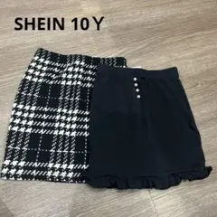 2点セットSHEIN チェック柄スカート 10Yのサムネイル
