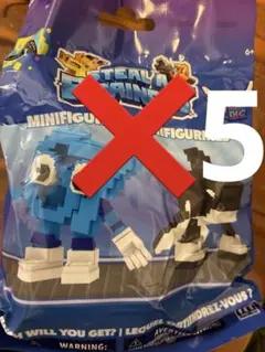 ロブロックス公式未開封　ブレインロットを盗むミニフィギュア5点