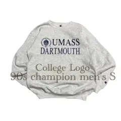 【90s Champion】スウェットS カレッジロゴ アメカジy2kメキシコ製
