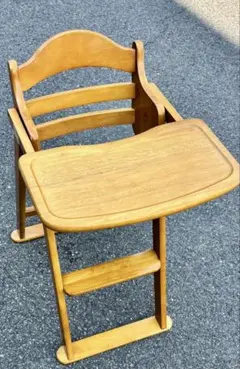 KATOJI カトージ 木製ハイチェア テーブル付　 ベビーチェア 子供椅子のサムネイル