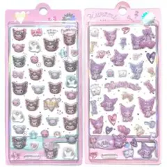 【海外限定】正規品 クロミ ボンボンドロップ風 3Dシール 2種セット B