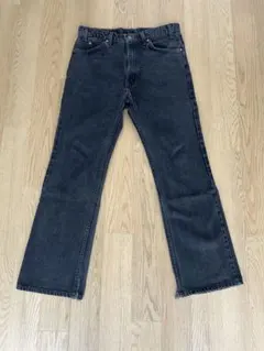 90s USA製 リーバイス517 ブラック デニム パンツ W35 L30