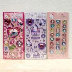 ハローキティ チャーミーキティ ★ おはじきふうシール キラキラジュエルシール