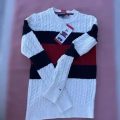 TOMMY HILFIGER ケーブル編み ニット M