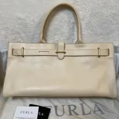 フルラ 本革 レザー バッグ オールド イタリア製