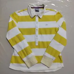 NIKE ナイキ 長袖 シャツ 刺繍ロゴ レディース ボーダー Sサイズ 秋物