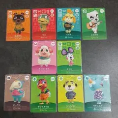 あつ森amiiboカード10枚セット ちゃちゃまるなど