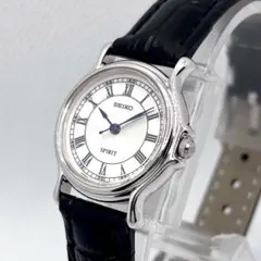 SEIKO スピリット レディース 腕時計 稼働品 新品電池 新品レザーベルト