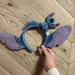 スティッチ 耳付きカチューシャ フリーサイズ