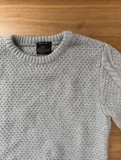 美品　SCOTCH & SODA グレー ケーブルニット セーター